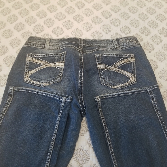 Silver Jeans Twisted Bootcut Sz 22 / 33"L - Picture 5 of 7